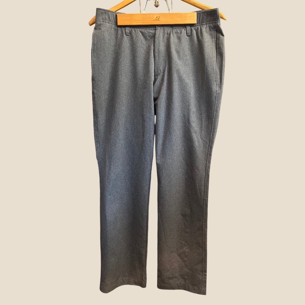 Under Armour Golf Pants Mens 32/30 Gray Heathered Performance Straight Leg